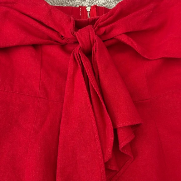 Gypsies & Moonlight Jumpsuit Womens Size 7 Red Strapless Cropped - Picture 6 of 14